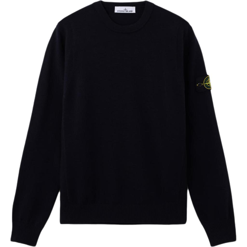 STONE ISLAND Бейдж С круглым вырезом С длинным рукавом Мужской свитер K2S155100001S00A1V0020
