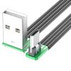 Угловой USB-кабель для передачи данных и зарядки 90 градусов для телефонов, планшетов, камер и многого другого. Доступен различной длины.