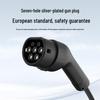 Кабель разъема зарядного устройства европейского стандарта Type 2, AC 380В трехфазный/220В однофазный, 3*6мм²