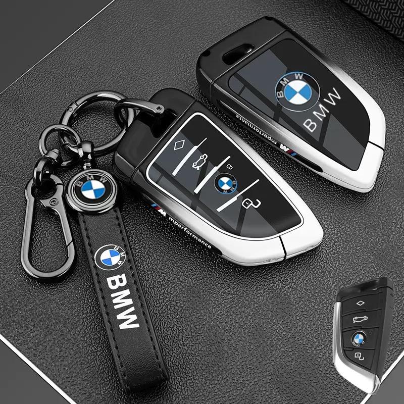 Чехол-оболочка-сумка из цинкового сплава для автомобильного ключа для BMW 1 2 3 4 5 6 7 Серии X1 X3 X4 X5 X6 X7 F20 G20 G30 G05 G11 F15 F16 G01 G02 F48