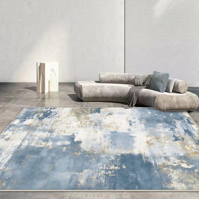 Скандинавский Абстрактный Ковер Гостиная Рендеринг Декорация Диван Синий Ковры Большой Площади Уличный Активный Нескользящий Коврик Настраиваемый