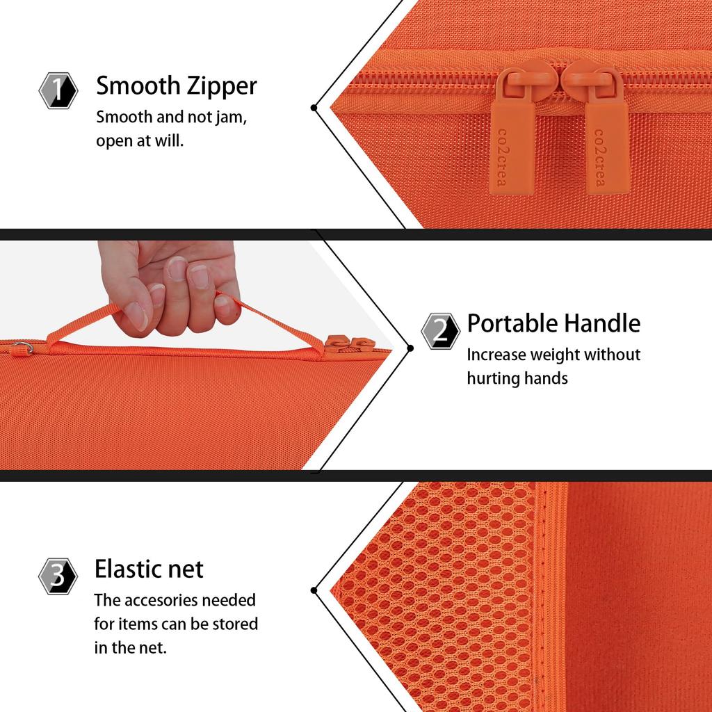 Storage Case for Sony Wireless Speaker Orange co2CREA (Case Only) SRS-ULT10, -