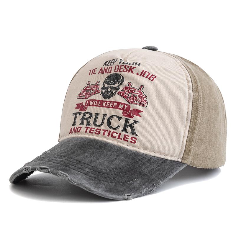 Новая унисекс кепка из стираного хлопка с принтом черепа, состаренная бейсболка для мужчин и женщин, регулируемая повседневная модная шляпа для папы