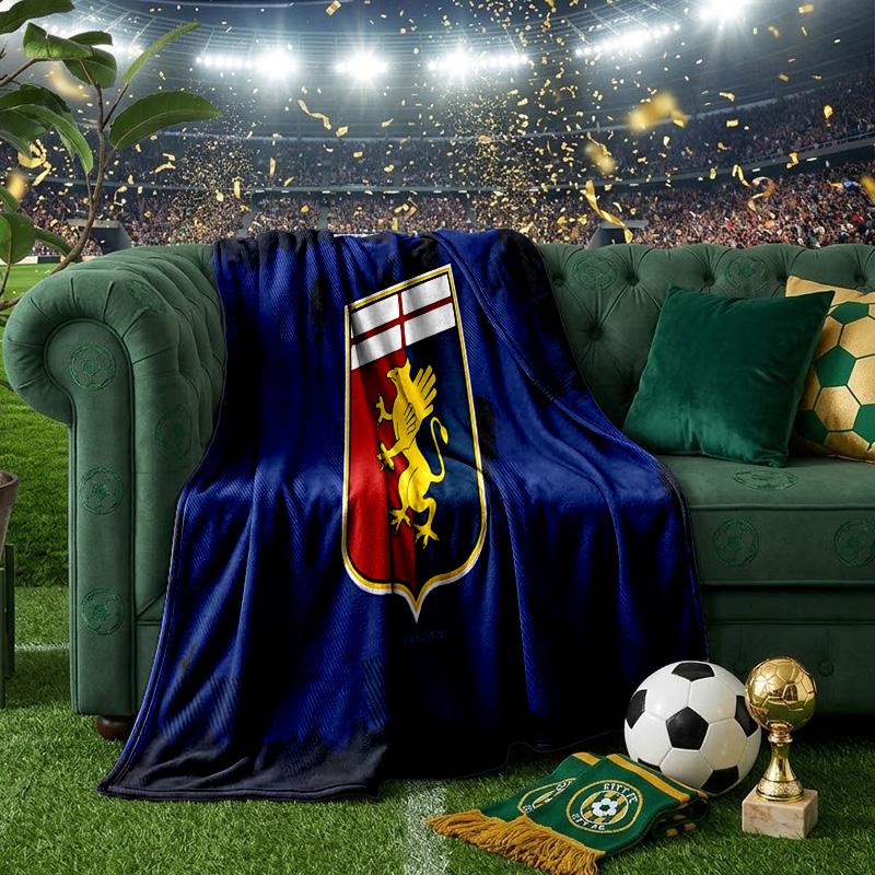 Lion Shield Genoa Throws Blanket Flannel Blankets Plush for Couch Bed Gifts for Men Women Travel picnic blanket Christmas fan gifts