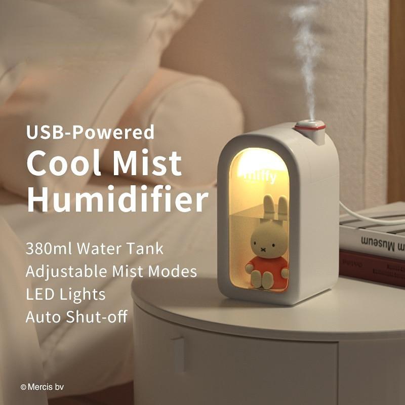 Adorable Humidifier Cute Cartoon USB Plug Small Household Desktop Humidifier