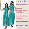 Statue Of Liberty Halloween Costume Children Adult Dress For Performances Stage