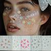 Rhinestones Temporary Diamond Gems Sticker Crystal Tattoo Adhesive Festival Party Eyes Face Body Makeup Nail Art Decor Sticker