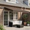 Electric Retractable Awning Taupe 5 x 3 m