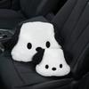 Car Neck Pillow Waist Support Cartoon Dog Car Headrest Plush Wasit Cushion Car Accessory for Chairs Recliners Driving Seats