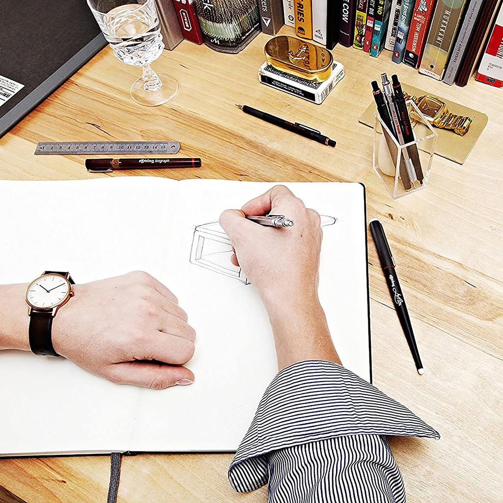 Rotring Mechanical Pencil Rapid Pro Silver Japanese 0.5mm 1904-255 [Genuine Product]