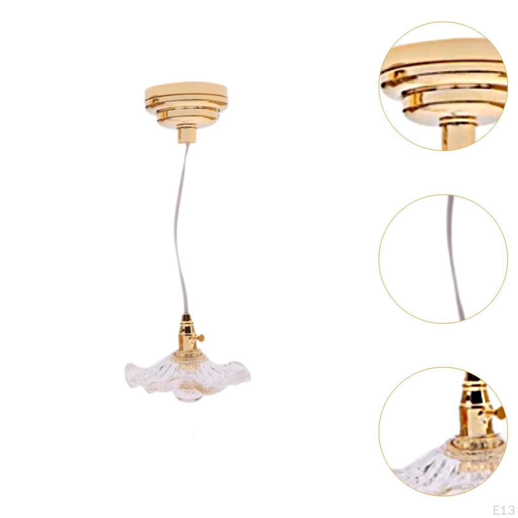 ,1:12 масштаб кукольный домик светильник светильник, подарок мебель игрушка дом имитация лампа модель куклы