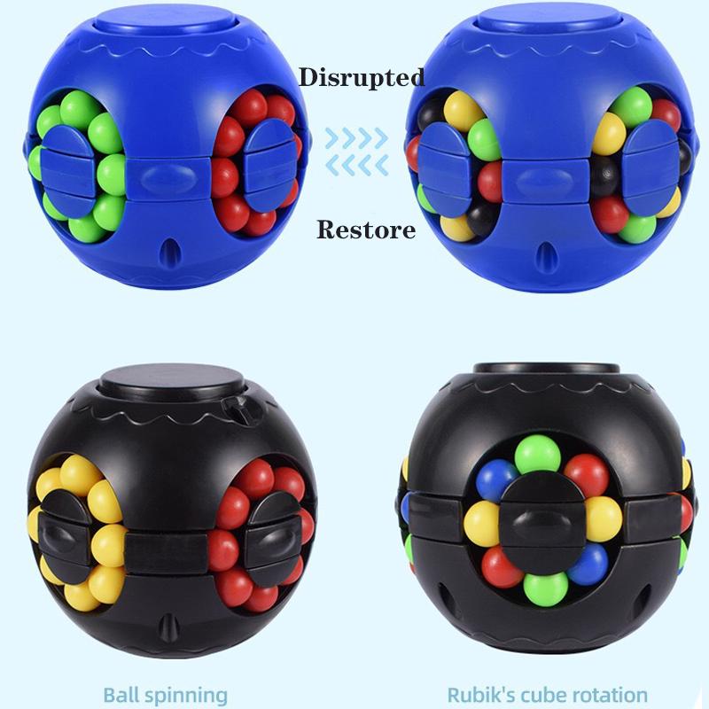 Модный непоседы, кубик Рубика, забавный вращающийся волшебный куб, детская игрушка-головоломка, подарки, снятие стресса