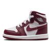 Кроссовки Air Jordan 1 Retro High OG TD Artisanal Red Baby белые Team-Red FD1413-160