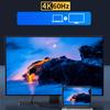 HangTon USB Type C USB 3.2 PD 100 Вт 4K Кабель для SSD, камеры BMPCC ZCAM R5C R6 A7C FX3, iPhone 15 Pro, Максимального монитора ноутбука, Прямоугольный плетеный витой