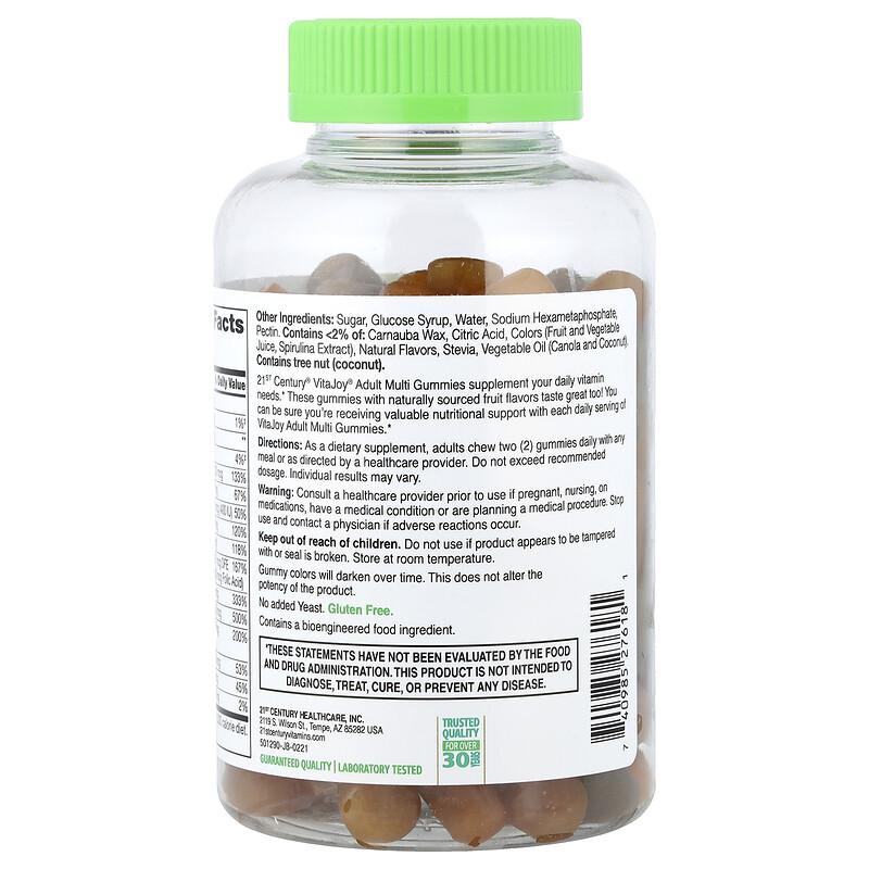 VitaJoy® Adult Multi Gummies, Fruit, 120 Gummies