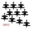 10X Black Hardware Hook Mounting Point Set For Car Rear Trunk Storage Organizer