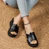 Wedge Heel Sandals Women's  Summer New Fashion Muffin Open-toe Fairy Style Outside Wear Thick-soled Shoes Women