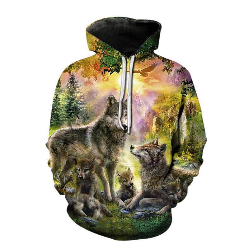 2024 Рождественская ночь ужасов 3D толстовка осень/зима новая 3D цифровая печать мужская толстовка с капюшоном рубашка