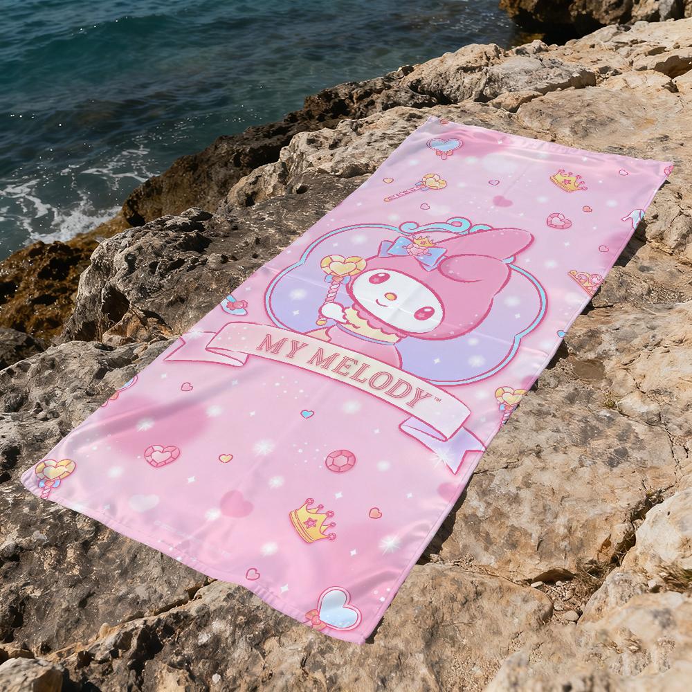 M-melody cute cartoon Towel Beach Quick Dry Soft Pool Towels Gift for Travel Gym Shower Camping sports