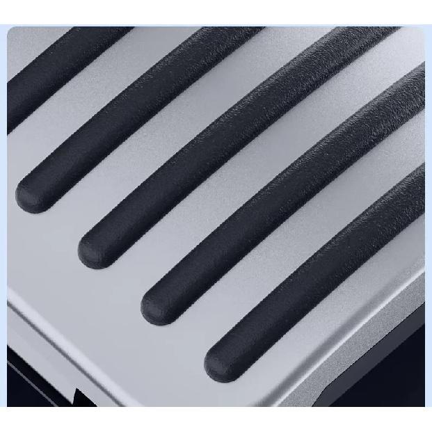 Futhope Car Foot Pedal Pads Covers For Tesla Model 3 Y Highland 2021-2024 Litchi grain anti Slip Accelerator Brake Rest Pedal