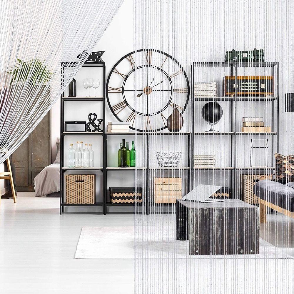 1x2м Занавеска-разделитель для окна/двери для дома, гостиной, кафе, внутренние украшения, ламбрекен