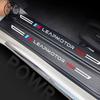 Для Leapmotor T03 2024 2025 Автомобильные аксессуары: Защитная накладка на заднюю дверь, Накладки на пороги, Текстура углеродного волокна, Кожаный стайлинг, Наклейка на автомобиль