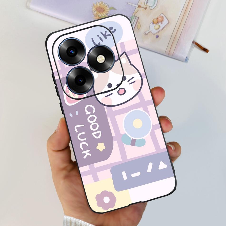 Для чехла Itel S23 Plus S681LN itel S23 S665L Модный Элегантный Расписной Мягкий Силикон ТПУ Задняя Крышка Телефона Для Itel S23+ S23Plus