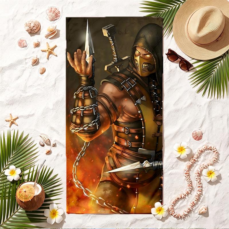 Scorpion Soft Beach Towel Stylish Beach Pool Towel for Summer Seaside Vacation Travel