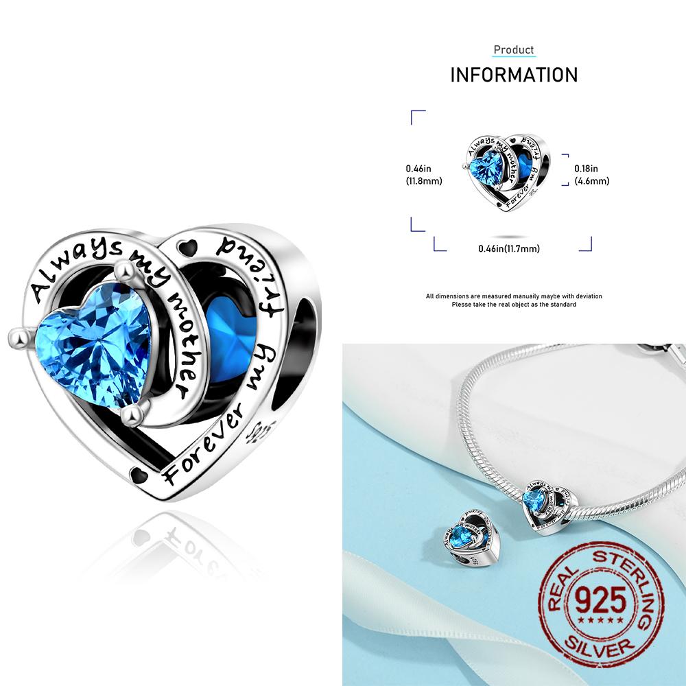 Медные шармы-подвески в виде морской черепахи с камнями-талисманами по месяцам рождения, подходят для оригинального браслета для женщин, ювелирные изделия