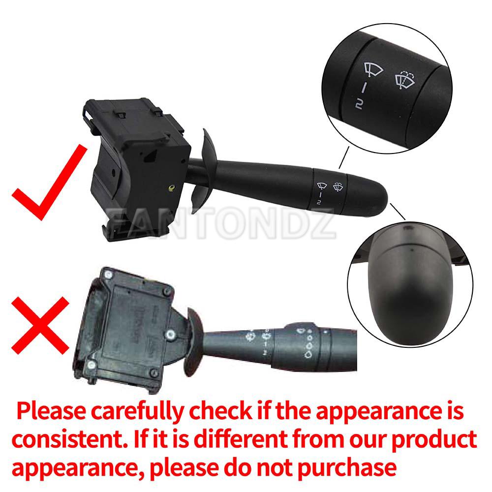 91160123 For Vauxhall Vivaro Movano Renault Trafic Front Windscreen Wiper Stalk Switch