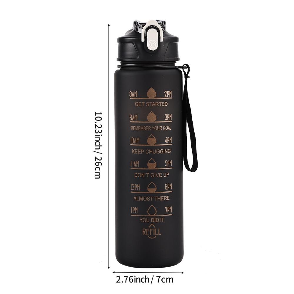 Portable Sports Water Cup 750ML Large Capacity Clear Drink Bottle for Outdoor Sport Fitness