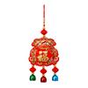Flocking Lucky Bag Pendant Bell Tassels Spring Festival Pendants  Door Window Wall Decor
