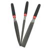 Набор из 3 маленьких напильников для стали, стекла, плитки, камня, металла, дерева, пластика, плоский, треугольный, круглый напильник, нескользящий, алмазный игольчатый напильник
