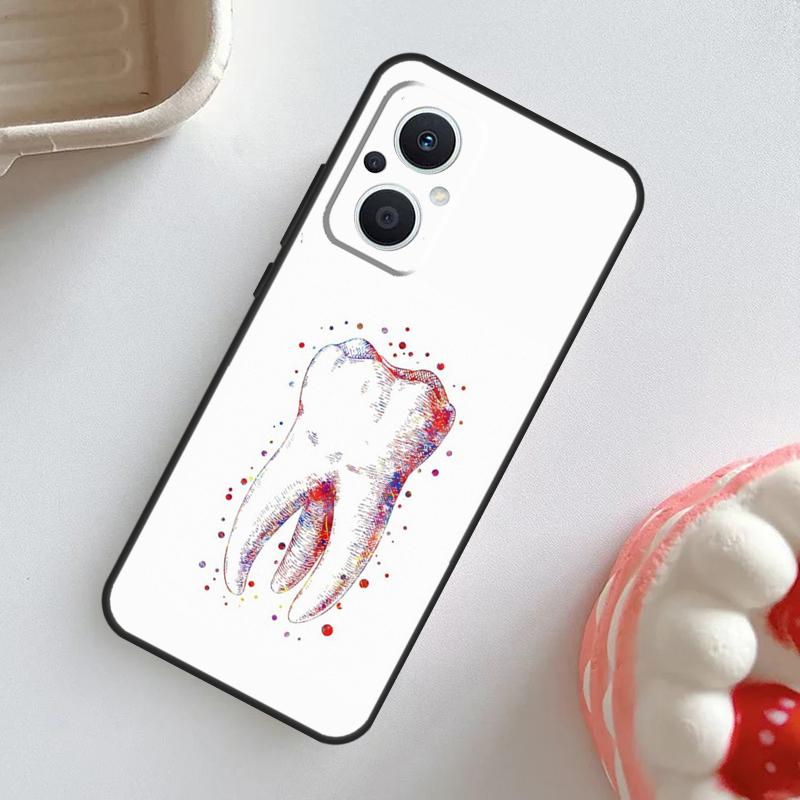 Стоматологические определения Чехол для зубов для OPPO Reno 10 Pro 11F 4Z 5Z 8T 4 5 6 7 8 Lite OPPO Find X2 X3 Neo X5 X6 Pro Чехол