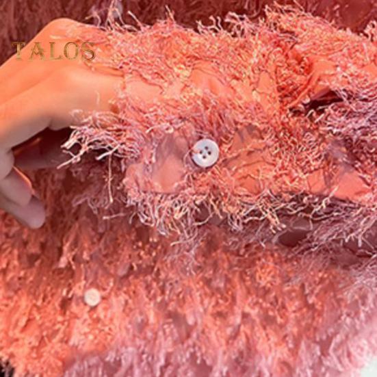 Мужская рубашка с нагрудным карманом и кисточками, отложным воротником, однобортная, с длинными рукавами, однотонная, для праздничной рождественской вечеринки, клубный топ