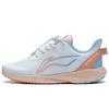 Li Ning молодежные детские спортивные трендовые амортизирующие отскок легкие нескользящие низкие кроссовки для бега детские кроссовки белые оранжевые YKFT064-2