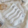 Cozy Plush Socks Sweet Bow Fluffy Socks Home Comfort Warm Socks  Cold Weather