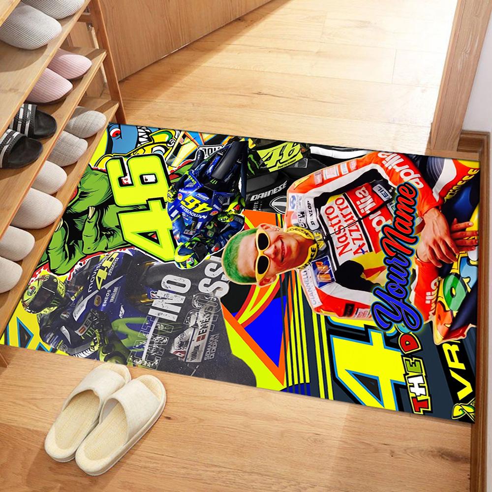 Doctor46 Personalized Text Floor Rug Office Rug Design For Entryway Foyer Hallway Dining Room Antislip Carpet Anime Office Decor Wedding Party Gift