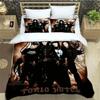 Группа Tokio Hotel Уютное одеяло Пододеяльник Наволочка Комплект постельного белья Декор детской комнаты Домашний текстиль