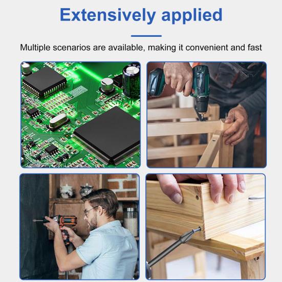 Набор магнитных ударных гайковертов 46 шт. Высокопрочный, устойчивый к ржавчине, широко используемый, переходники для торцевых головок, гайковерты для барашковых гаек, набор сверл