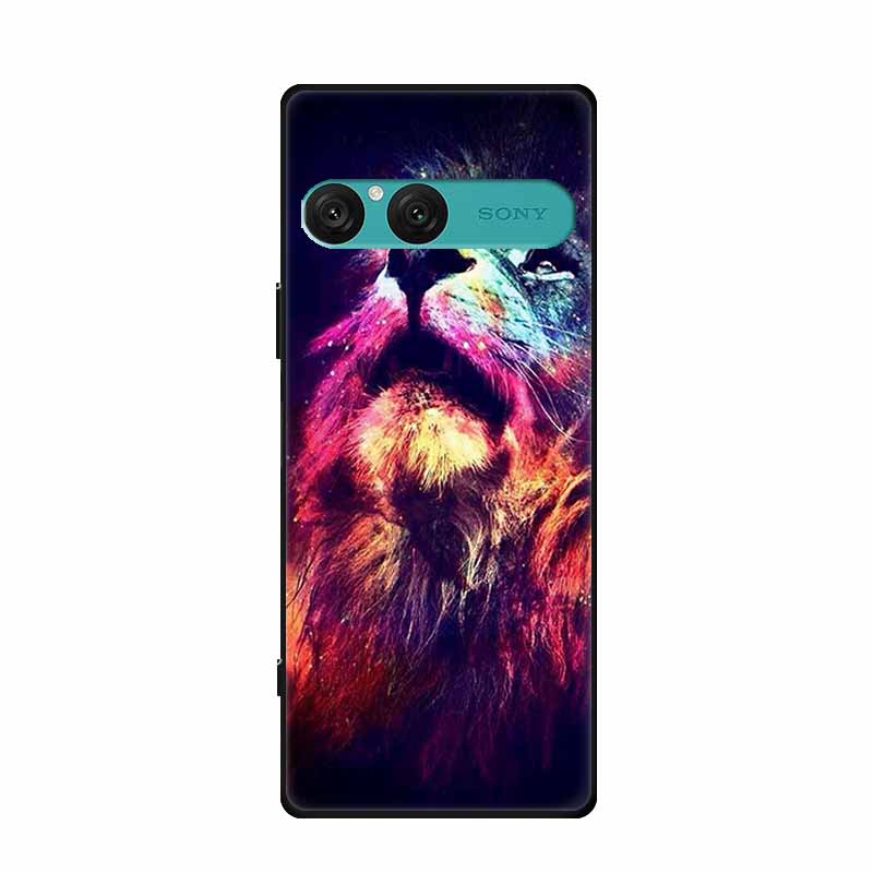 Для Sony Xperia 10 VII Чехол Роскошный Животное Мягкий Силикон ТПУ 6.1" Задняя Крышка для Sony Xperia10 VII Ударопрочный Защитный Чехол Новый