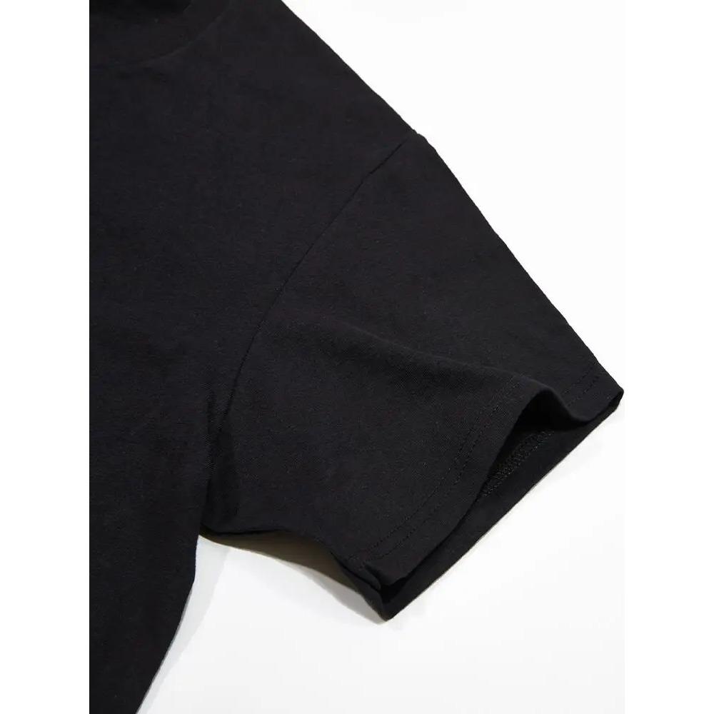 T-Shirt Mens Summer All-Match Clothes Trendy O-Neck Tops Oversize Cotton Streetwear