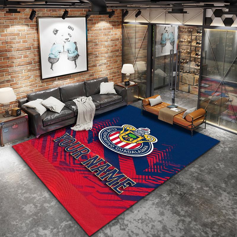 Chivas Crest Fan Gear Custom Name Carpet Rug For Living Room Bedroom Home Sofa Decoration Kids Play Nonslip Floor Mat