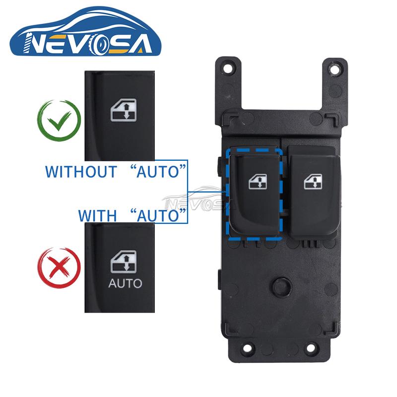 NEVOSA 93570-1J500 93580-1J002 Master Window Lifter Switch Passenger Button For Hyundai i20 i800 H1 iMax Starex 2008 2009 2010