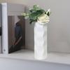 Ваза для цветов с волнистым дизайном в скандинавском стиле, однотонная, устойчивое дно, широкое отверстие