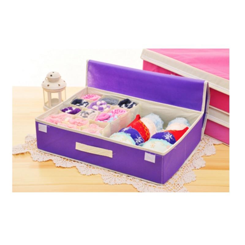Non-woven Underwear Socks Tie Storage Box Separation Cover Closet Box