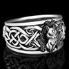 Viking Fox Celtic Ring - Retro Fashion for Men