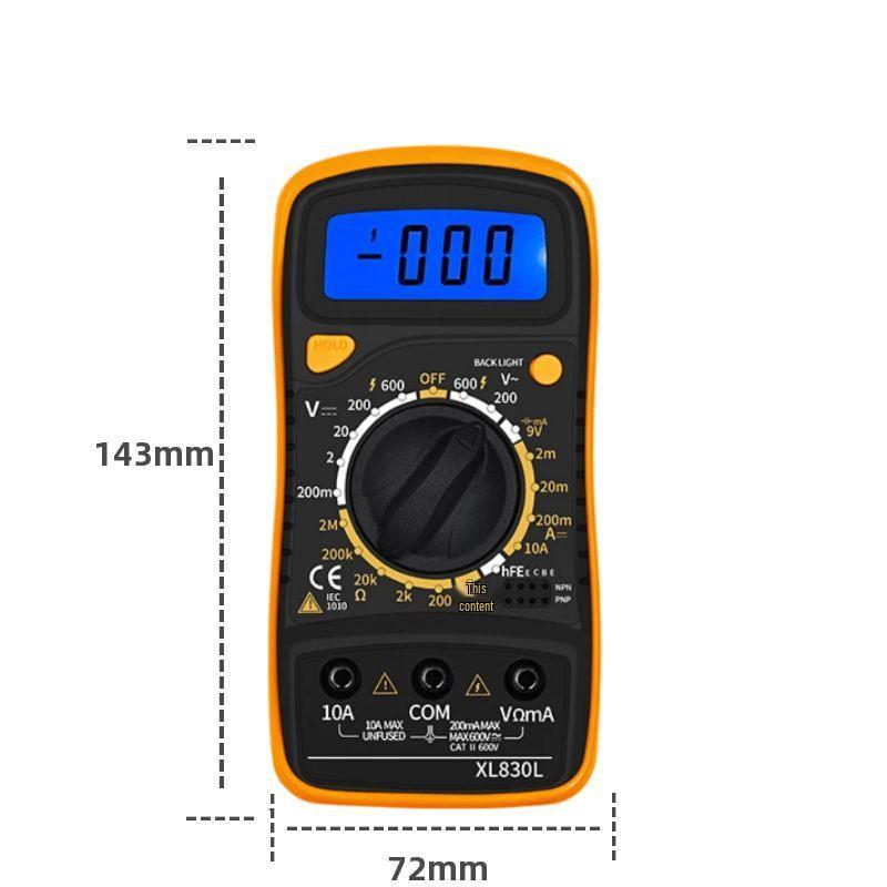 Multifunction Digital Multimeter XL830L 9205 Now Available