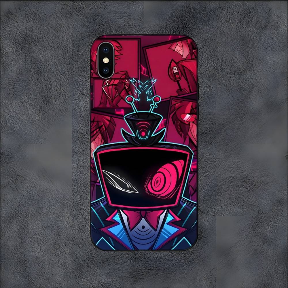 H-HazbinS Vox Hotel Доверьтесь Нам Чехол для Телефона Для Samsung S25,S24,Ultra,S20,S30,Plus,S22,S23,Ultra,Plus,5G ТПУ Мягкий