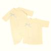 Pure Organic Modern Organic Cotton Newborn Short Undershirt Set Soft Made In Baby Blue 100% (2-Piece Set), All-Season Undershirt, Japan,